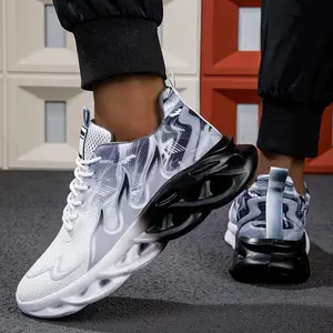 2025 Unisex Gradient Color Running Shoes, Casual Street Sports Style, Moire Pattern, Lace-up, Low Top, Cloth Upper and Lower, Eva Shoe Sole Insole, Suitable for Daily Wear Workout Sneakers women's Comfortable Skates Women's Mesh Dance Practice Sandals