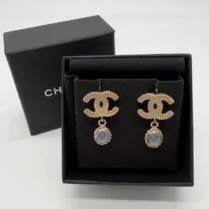 Pre-owned Chanel Earrings TWINS LDJ4167