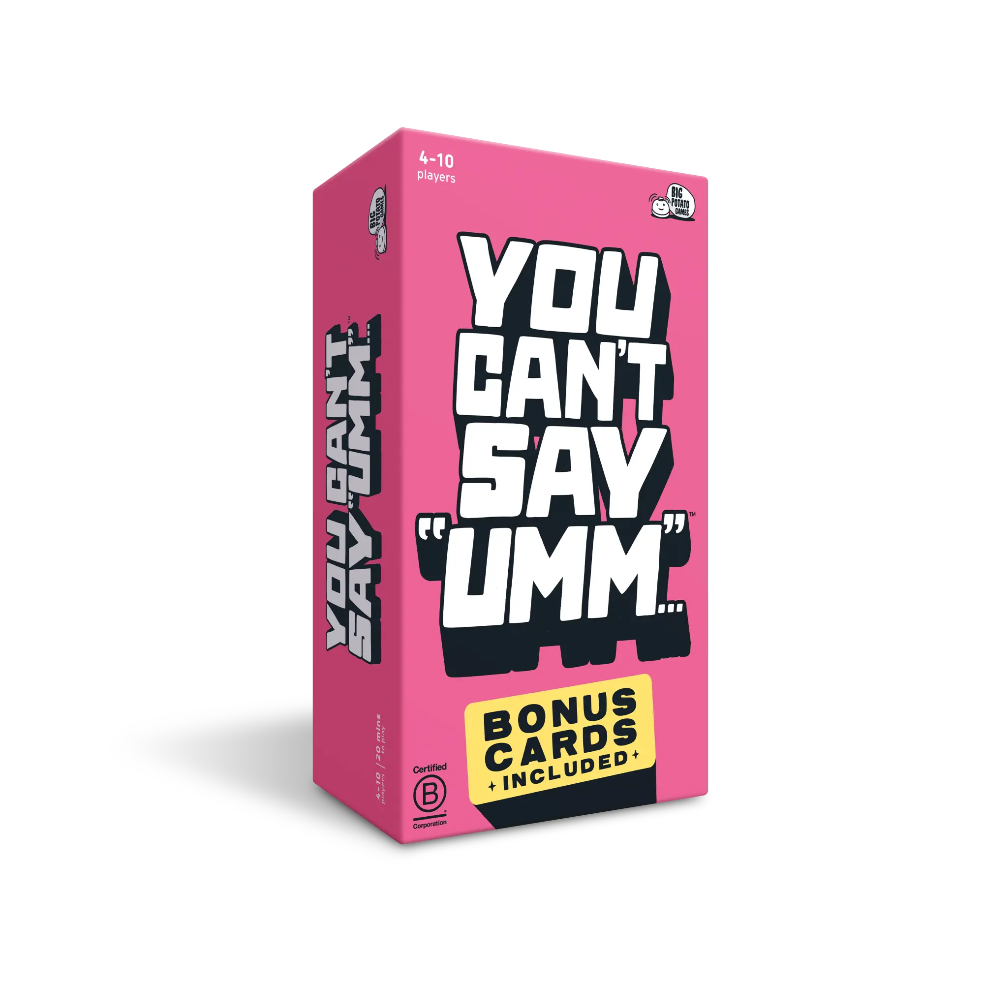 Big Potato | You Can’t Say Umm: A Party Game for Family and Adults, Board Game for Teenagers, Family Word Game, Must Have for Game Night, For 4-12 Players