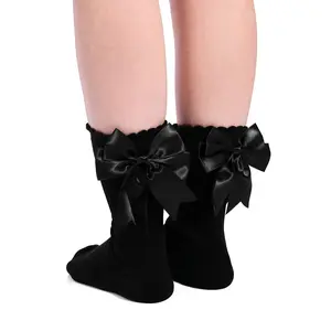 Black Ribbon Socks