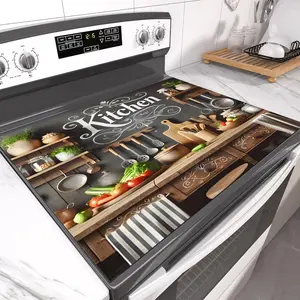 Non-Slip Rubber Oven Mat, Kitchen Stove Panel Protector, Multi-Purpose Cooktop Cover, Fits Ovens, Washers, Dryers, Mouse Pad, Kitchenware