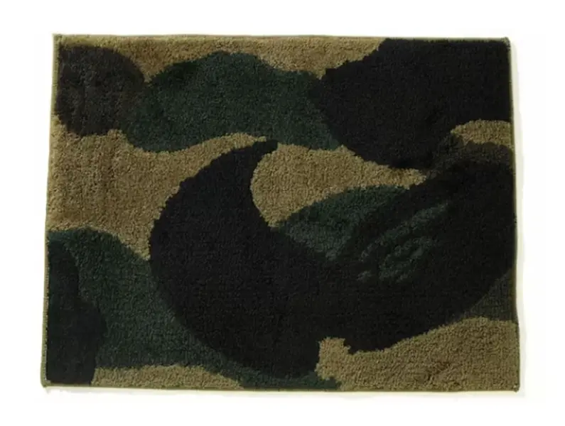 Bape Color Camo Rug Green Camo