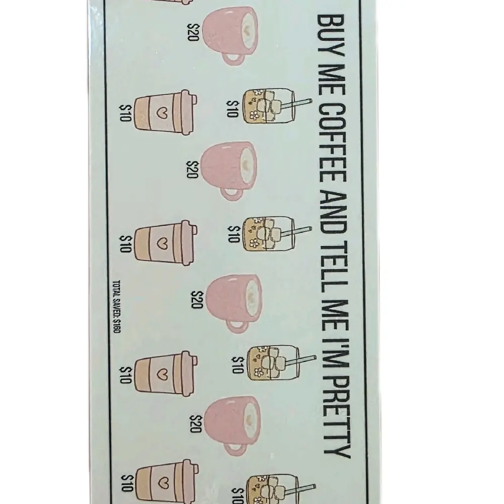 Mini Savings Challenge Tracker Money Saving Tracker Cardstock 5mil Laminated Reusable Fits Any A6 Binder