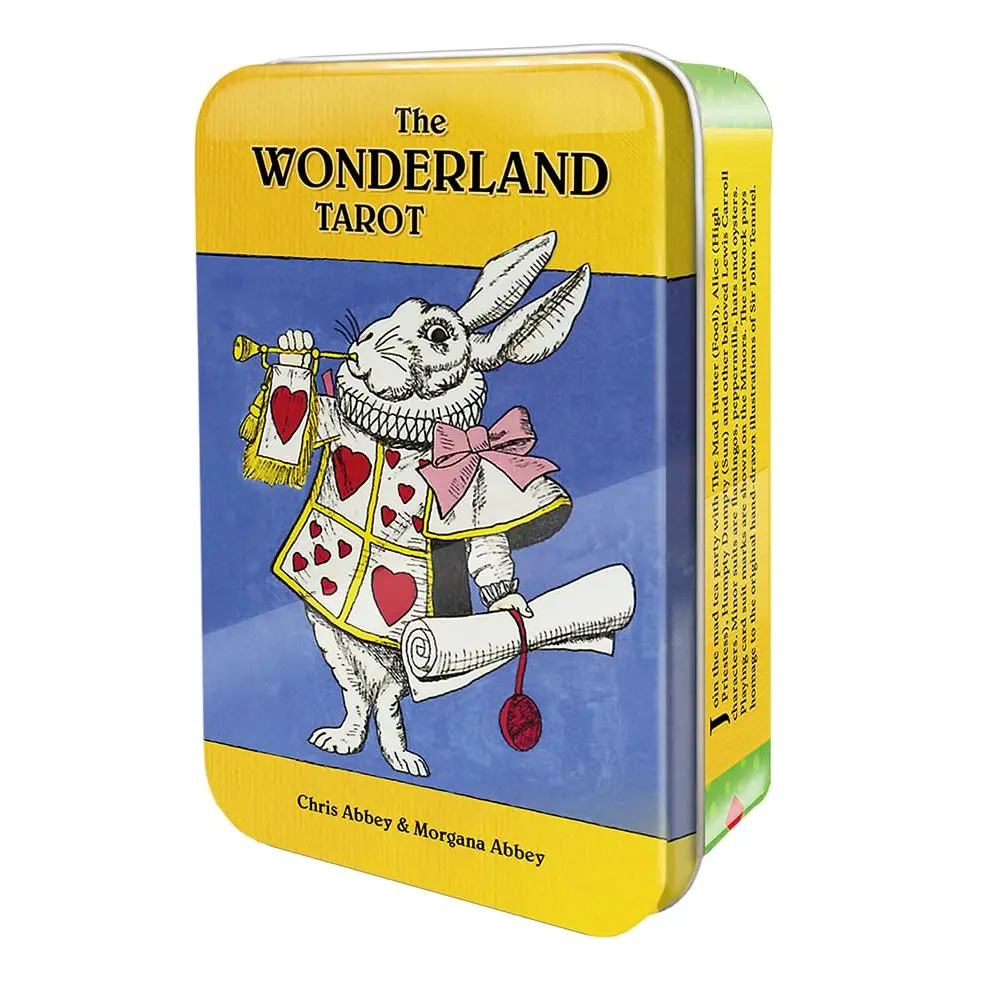 Wonderland Tarot in a Tin by Abbey &amp; Abbey — 78-Card Alice Deck
