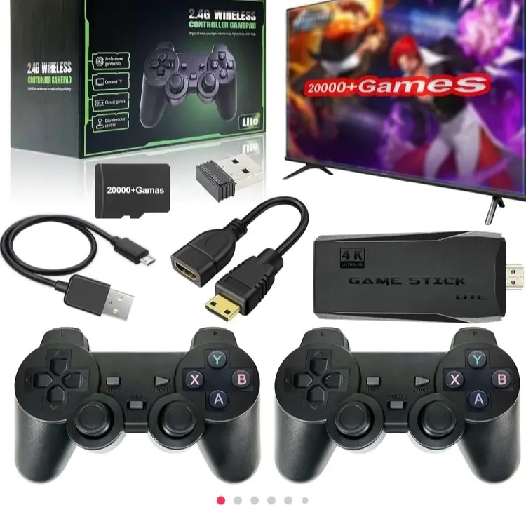 2024 Retro Gaming Nostalgia Stick Console