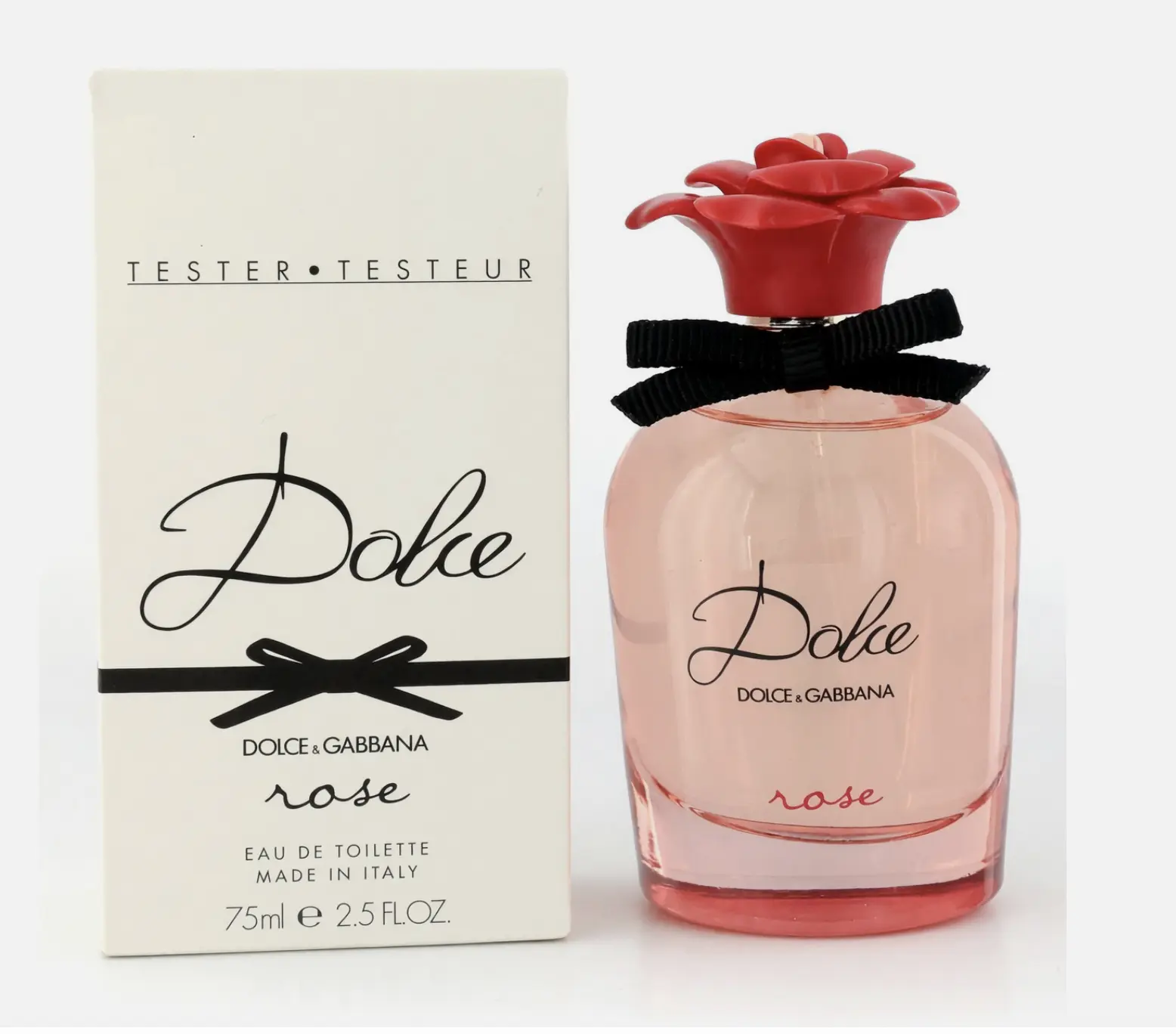 DOLCE & GABBANA Dolce Rose Eau de Toilette, Youthful Fresh Floral Fragrance with Modern Fruity & Musk Base Notes for Women, 2.5 fl oz - Tester, Youthful Vibe