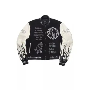 Yalanda Black Oversized Varsity Jacket Yalanda Black Oversized Varsity Jacket