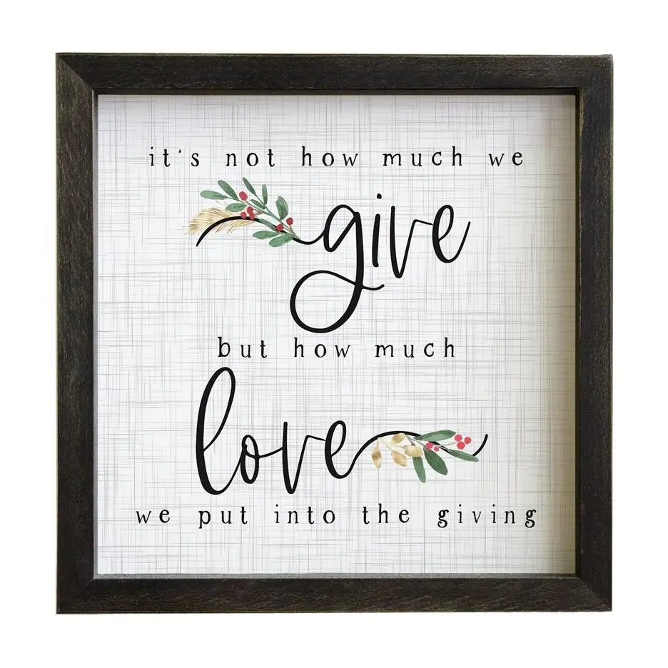 Give Love. Rustic Frame By Sincere Surroundings Give Love. Rustic Frame By Sincere Surroundings