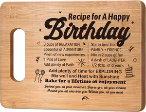 Birthday Gifts for Women Men,Best Friend Birthday Gifts for Her Him,Year Old Birthday Gifts for Women Friendship,Birthday Gift Ideas for Dad Mom Sister Girls,Happy Birthday Decorations Cutting Board