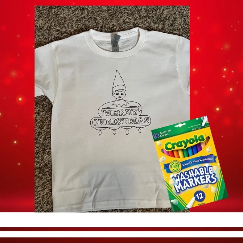 Colorable tshirt Cotton White