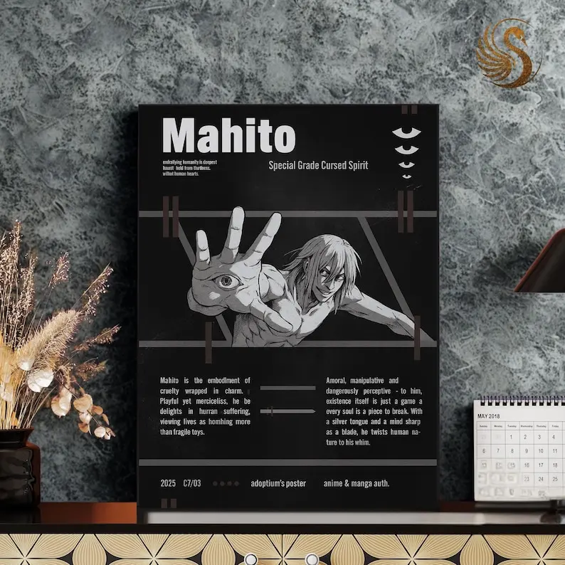 Mahito poster Print , Anime Poster