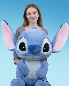 Disney Lilo & Stitch Collection 23.62" Stitch Plush Toy,Soft Huggable Stuffed Animal Cute Plush Toy, Gift for Kids and Disney Fans, Home Decoration,Holiday Gift Birthday Gift