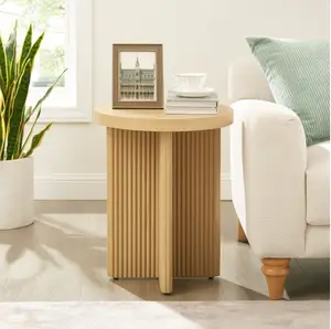 Fluted End Table: A Stylish and Functional Accent Piece for Your Living Space