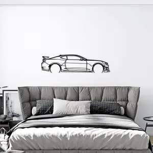 2018 Chevy Camaro ZL1 Wall Art Handmade Car Decor Laser-Carved Wood Sign Personalized Garage Gift 3D Decor for Car Enthusiasts