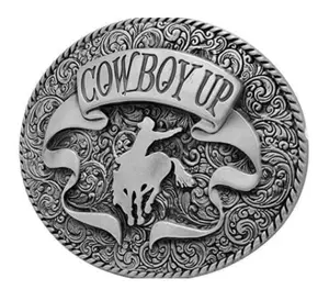 Cowboy Up Belt Buckle 1187