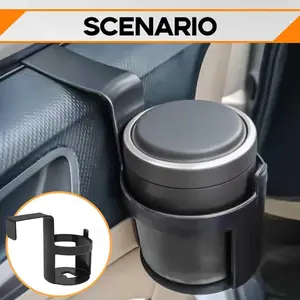 Waterproof Durable Car Cup Holder, Portable Multi-Function Car Cup Rack, Universal Fit for Most Models, Shockproof Scratch-Resistant Side Window Seat Arm Cup Holder ()