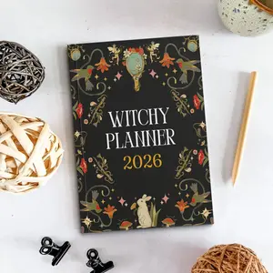 2026 Magic Planning Journal, Zodiac Moon Phases 2026, Witchy Planner, Unique Design, Perfect for Organizing Your Life