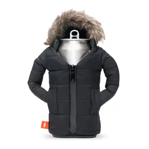 The Pahka - Insulated 12 oz and 16 oz Can Cooler I Beer Bottle & Soda Can & Skinny Can Insulator, Keep Drinks and Beverages Cold by Puffin Drinkwear