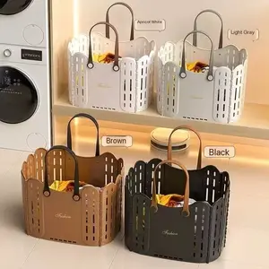 Foldable Dirty Clothes Basket, Wall-Mounted Laundry Hamper, Bathroom Storage Bin, Available in Four Colors, Home Organizer