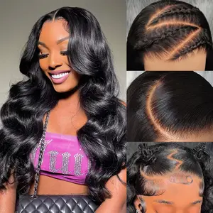 Jessie's Wig 28" 32" Body Wave Glueless Comfortable Airy Cap Wig Pre Cut 13x5/4x4 Lace Human Hair Wig