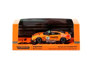 TARMAC WORKS 1:64 Scale Nissan GT-R NISMO GT3 Super Taikyu Series 2021 Fuji 24 Hours 2021 Winner Limited Edition Collectible with Orange Livery