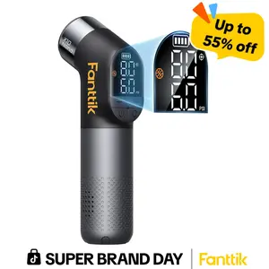 Fanttik X10 Nano Electric Ball Pump Inflation And Deflation, Fast Inflation with Precise Pressure Gauge, Ball Pump for Basketball, Soccer, Football, Volleyball (Max 19.9PSI)-The Trusted Coach's Choice,summerwins