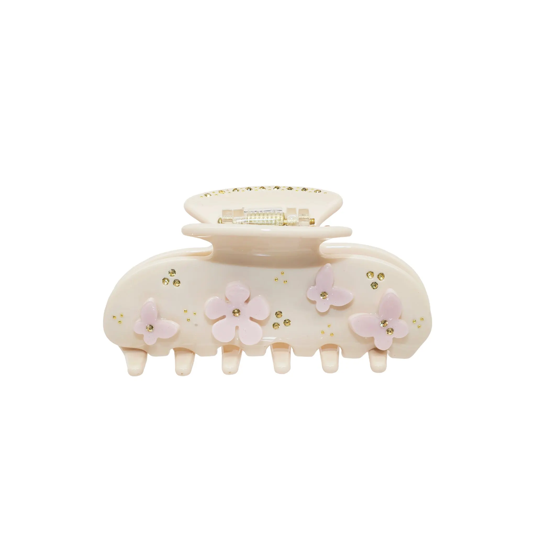 Emi Jay Sweetheart Clip Hair Claw in Pink Angel Food