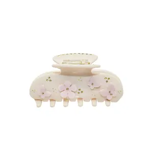 Emi Jay Sweetheart Hair Claw Clip in Pink Angel Food