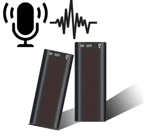 Ultra-Thin Tiny hd Mini Voice Recorder 4-32GB Digtal Professional Sound Activated Dictaphone Noise Reduce Record 8GB high-definition noise-canceling MP3 Player