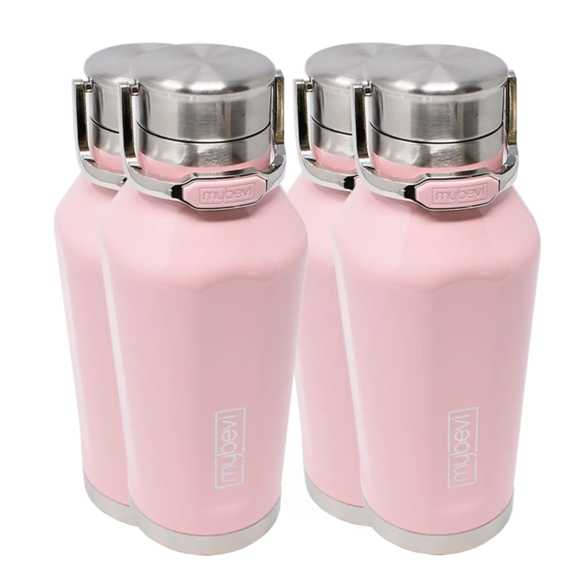 MyBevi 10 oz. Quatro Canteen - 4 Pack Bundle