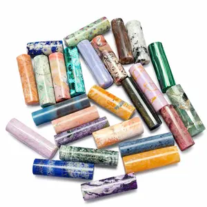 Gemstone Cylinder - Polished Crystal Cylinder - Crystal Cylinder Rod - Natural Gemstone Wand