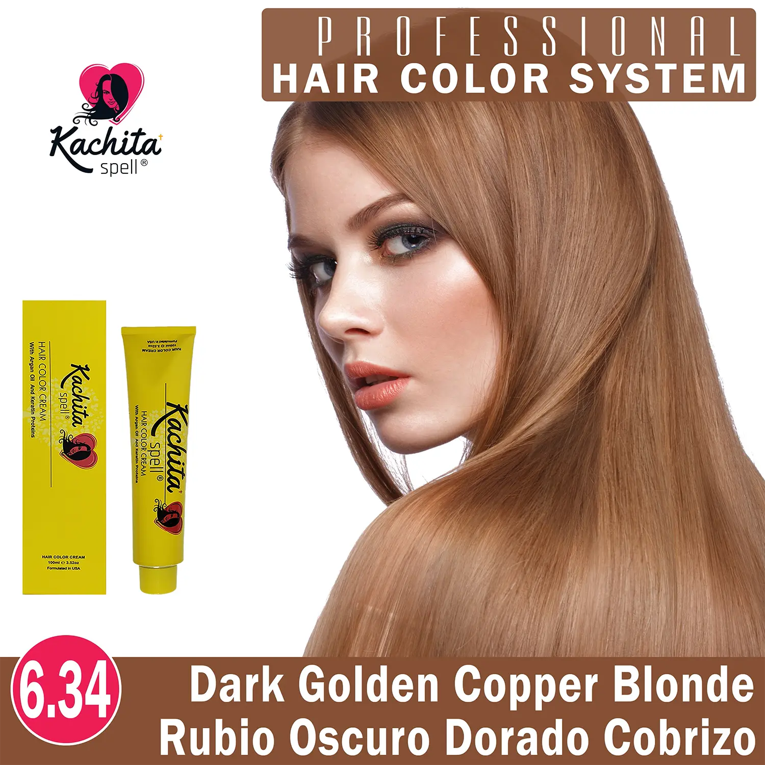 6.34 Dark Golden Copper Blonde 