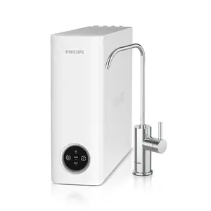 Philips AUT9340 0.0001μm 5 Stage Reverse Osmosis System with Faucet,Aquaporin Inside Technology ,400 GPD Tankless  Under Sink RO Filtration, 2.3:1 Pure to Drain,BPA Free
