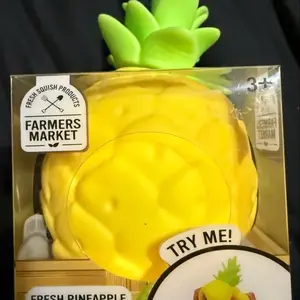 Giant pineapple squishy clay texture stress relief toy