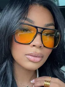 Women's Vintage Candy Color Square Fashion New Sunglasses, Uv400 Protection, Polycarbonate Frame, All Seasons, Party Style