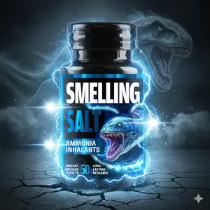 Instant Focus Smelling Salts Reusable Energy Inhaler for Gym Running Sports Performance 50 Uses Long Lasting Alertness Boost