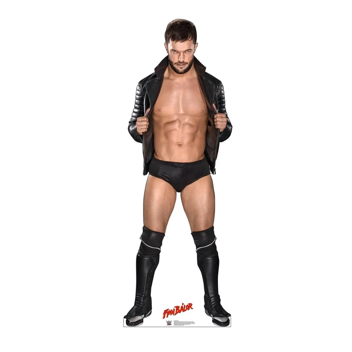 71"x25" Easel-Backed WWE Finn Balor Open Jacket Cardboard Cutout - Advanced Photo Print Home Decor, Wrestling Memorabilia for Party, Room Decoration Supplies