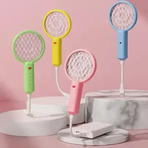 USB Rechargeable Mosquito Killer, Portable Handheld Electric Mosquito Swatter, Silent Mosquito Killer for Home and Hotel Use