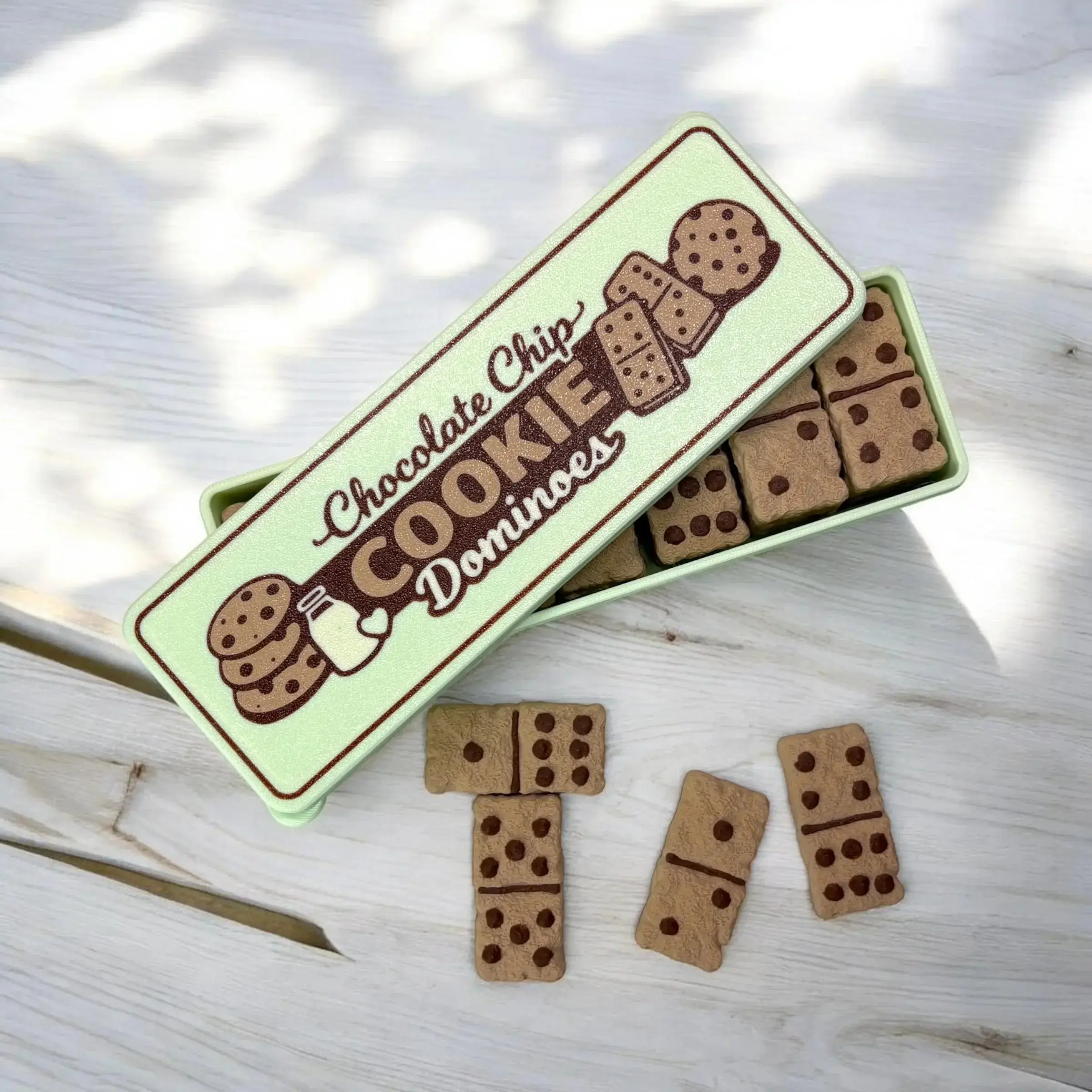 Chocolate Chip Cookie Novelty Dominoes