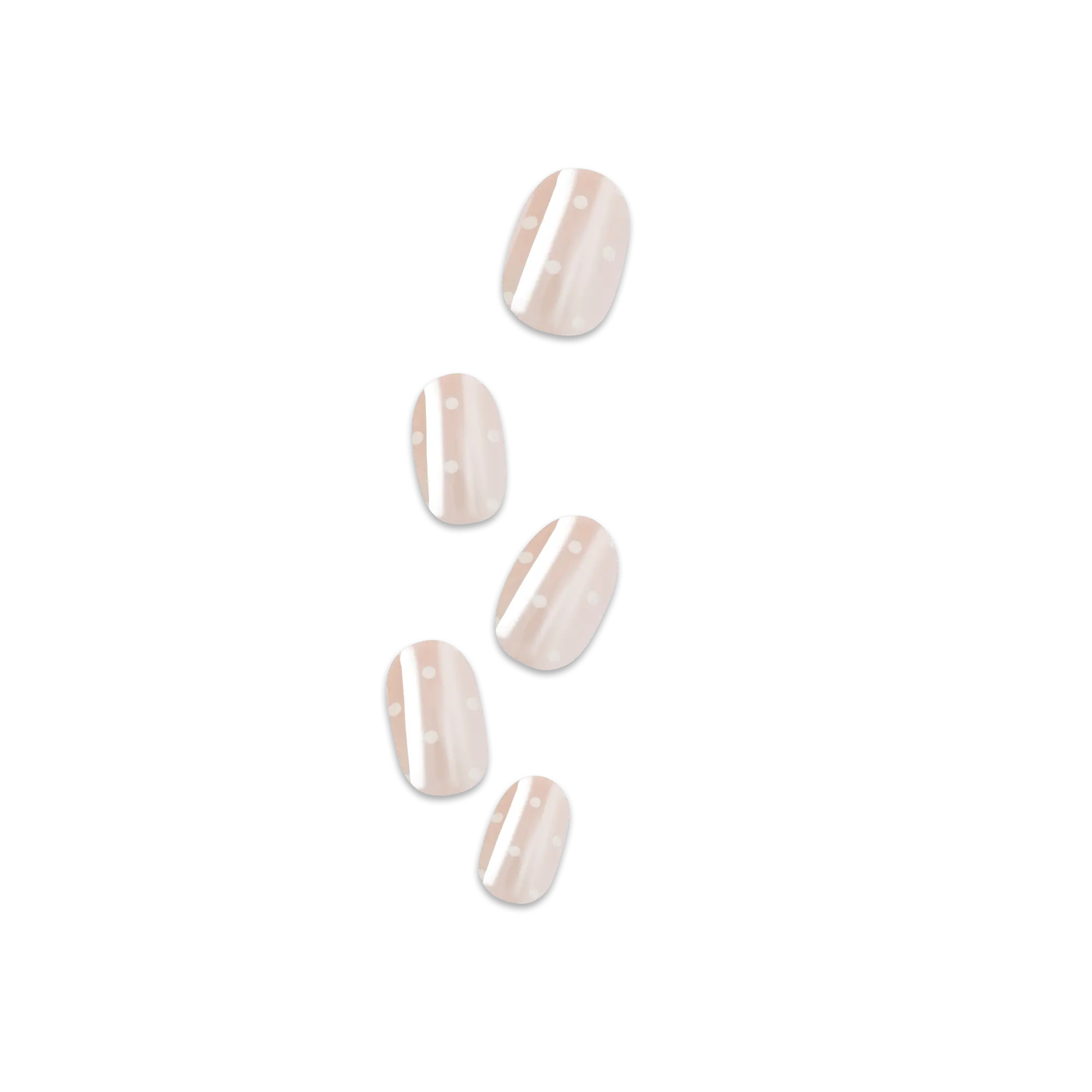 Impress Design No Glue Fake Press On Nails - Fallin' | Design, Pink, Short, Oval, Manicure