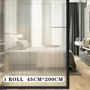 Privacy Window Film, 45cm X 200cm, Anti-Glare, Privacy Shield, Bathroom Door, Transparent Yet Opaque, Easy to Apply, Window Privacy Films