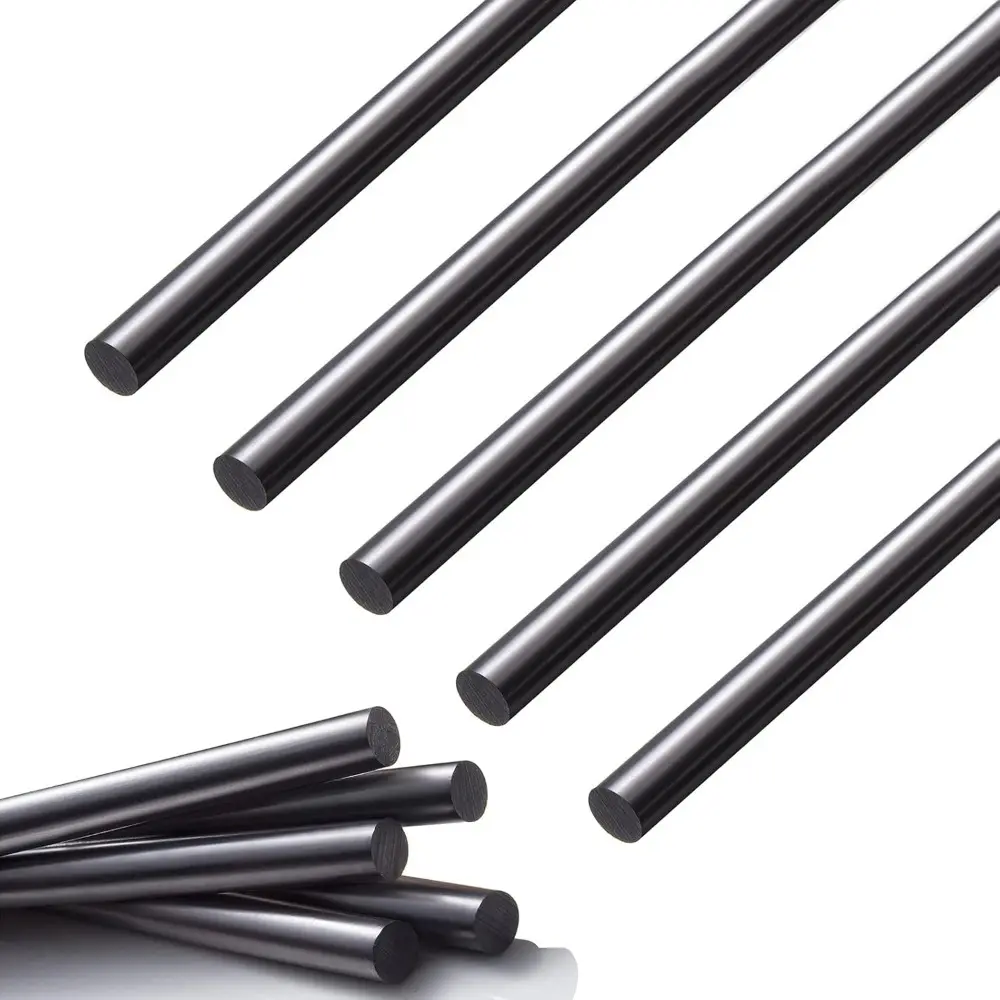 Graphite Stir Rod-5 Pack. For Molten Metal and Melting Casting of Gold, Silver, Copper. 12" (30 cm) Length, 5/16" (0.8 cm) Diameter