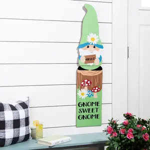 Gnome Sweet Gnome Welcome Sign