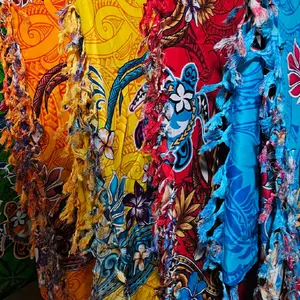 Sarong Wrap Around Skirt - Bikini Cover Up, Rayon, Available in XS-L (Not Available in Plus Size) - Beach Printed Floral