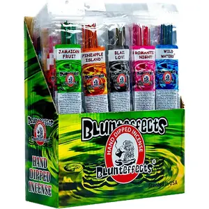 Hand-Dipped Incense Sticks - Premium 144-Pack Variety Set, 12 Different Scents, 11" Long, USA-Made Aromatherapy with Long Burn Time (12 Pack, 144 Total Sti