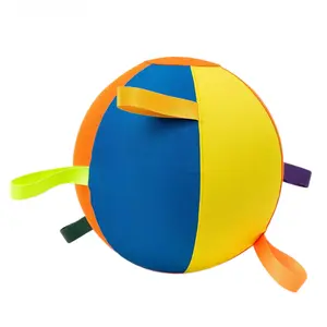 Herding Ball for Dogs Calming Ball with Cover Handle Inflatable Training Ball for Large Breeds Small Medium Dogs Active Play Exercise