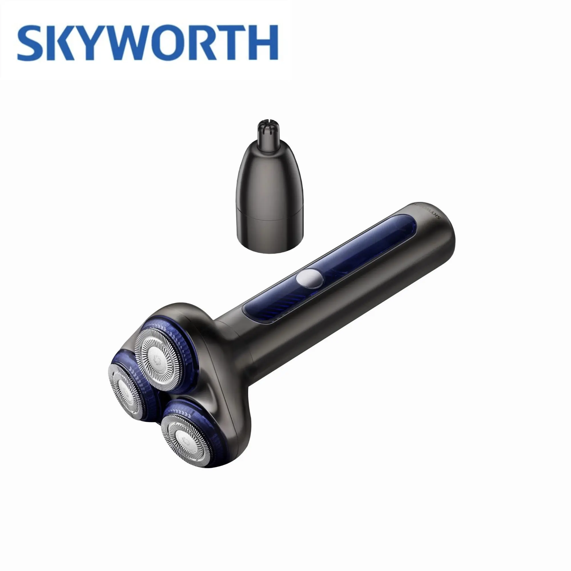 Skyworth CWGJ031 Cordless Portable Multifunctional Electric Shaver with Turbine Razor, Tool Accessories, Nose Hair Trimmer Set, Men’s Grooming Tool, Valentine’s Day Gift, Cordless Portable Shaver, Multifunctional Hair Shaver
