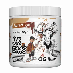 Auravigor EAA + BCAA Amino Acid Powder - 3rd Party Tested, Edible Dietary Supplement, Daily Clean Fitness Supplement for Muscle Recovery - 30 Servings