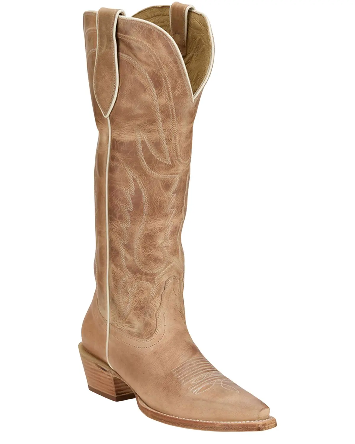 Tony Lama Women's Women'S Derby Jess Tall Western Boot Snip Toe - Dr4250
