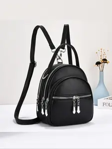 New Simple Women's Backpack Classic Elegant Fashion Durable Easy Carry Versatile Casual All-Seasons Large Capacity Suitable for Travel Shopping